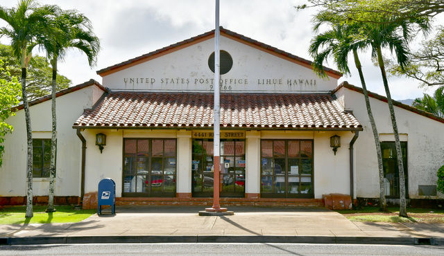 Lihue Post Office May Close Site May Be Consolidated With