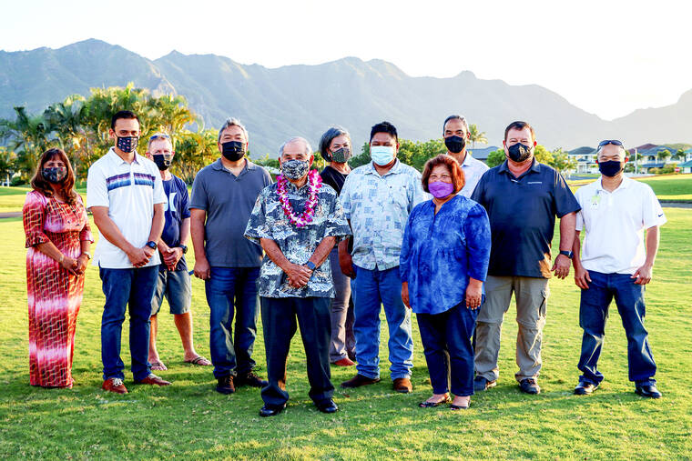 CAK installation of officers offers a peek at the Puakea Golf Course