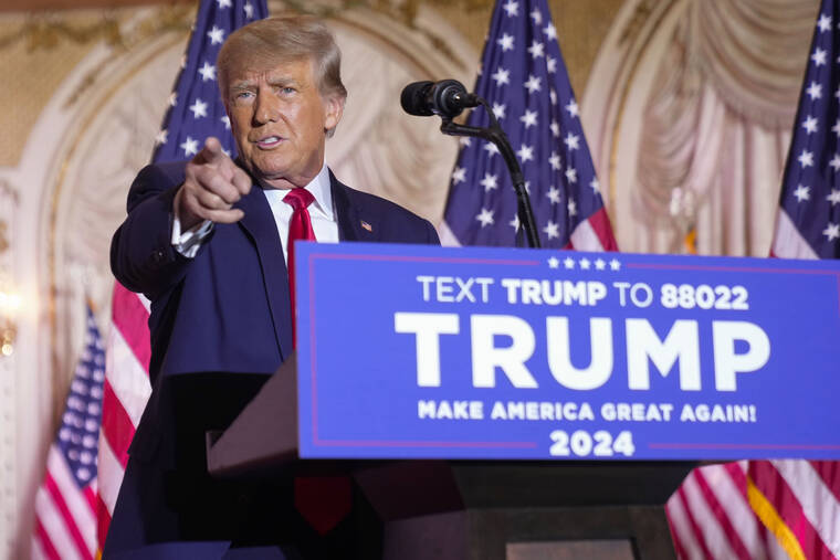 Trump kicks off 2024 bid with events in early voting states