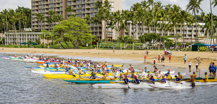 Kaua‘i paddlers show pace at Prince Kuhio canoe race