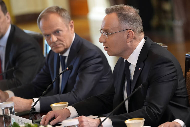Polish president visits Biden, pushes NATO spending, Ukraine funding